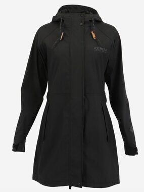 Icewear DÖGG Long Waterproof Rain Jacket Black – Women’s XS – Iceland